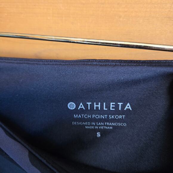 Athleta Match Point Skort 13.5 Dark Camo NWT Small Athleisure Tennis Flare Skirt - Picture 5 of 5